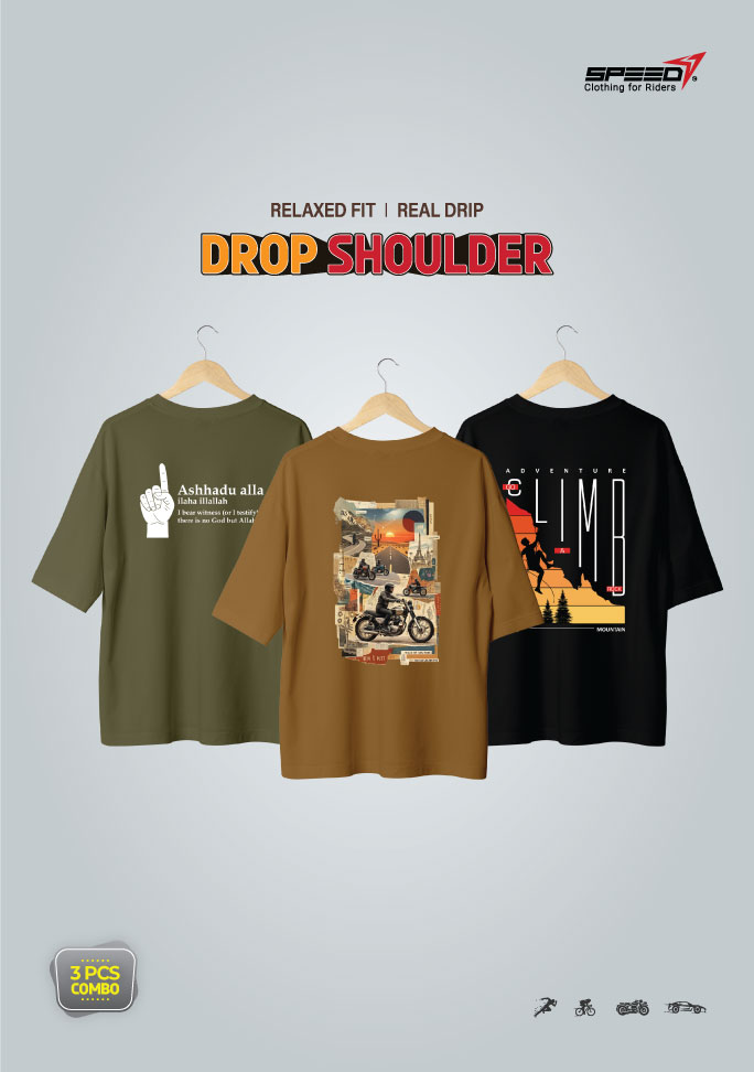 dropsholder-men-women-cotton-prined-t-shirt-combo-olive-and-brown-black