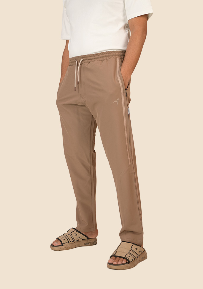 SPEEDY PREMIUM STRIPE TRACK PATNS-TROUSER SAND (TPT)-S04
