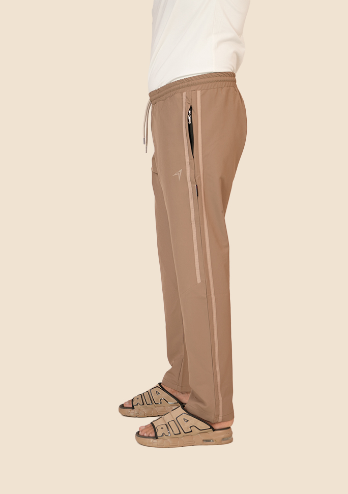 SPEEDY PREMIUM STRIPE TRACK PATNS-TROUSER SAND (TPT)-S04